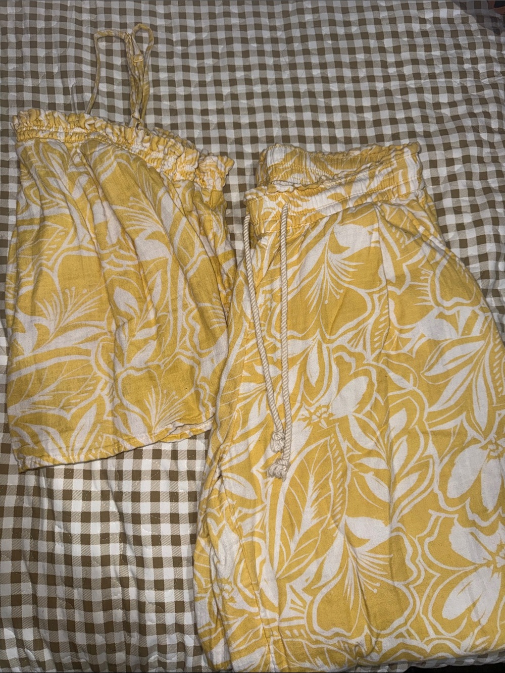 Yellow Floral Set